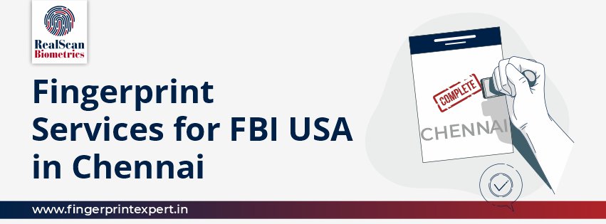 Fingerprint Services for FBI USA in Chennai