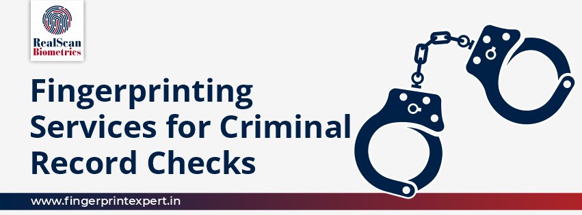 Fingerprinting Services for Criminal Record Checks